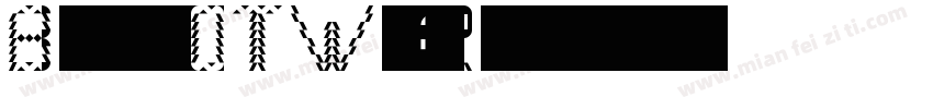 BinnerDOTW01 Regular字体转换